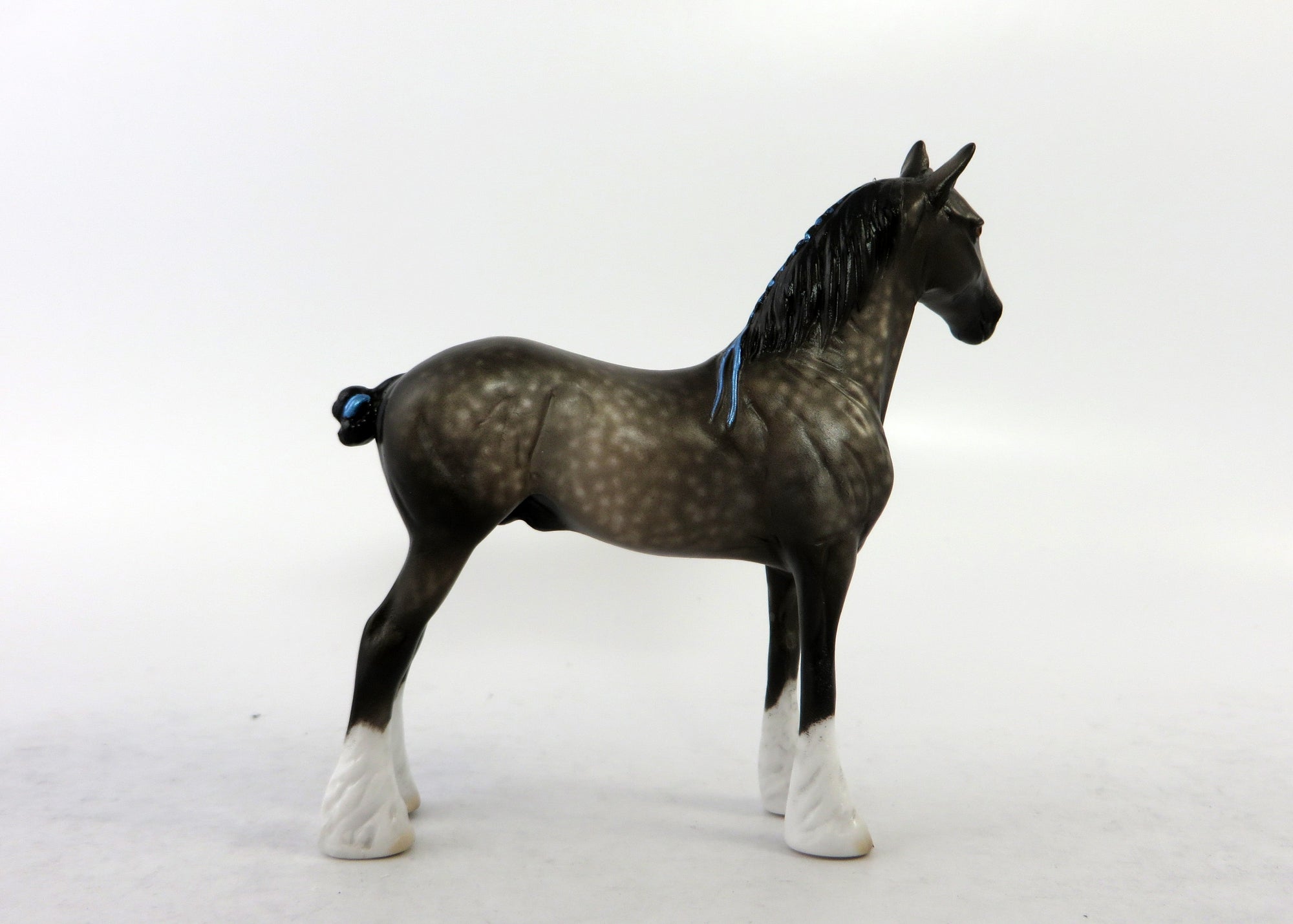 COLBURN-OOAK DAPPLE GREY STANDING DRAFT CHIP BY SHERYL LEISURE 6/15/18