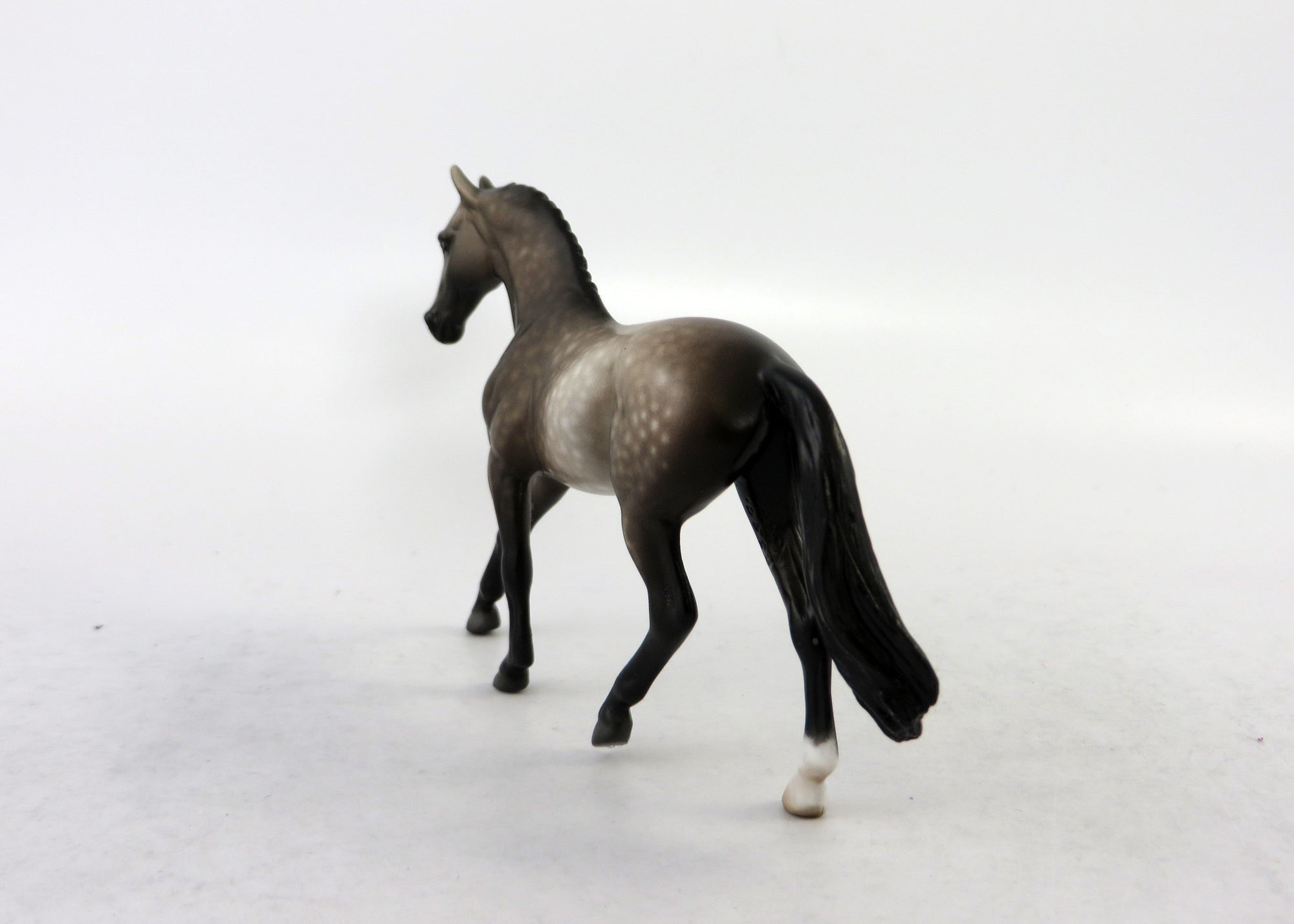 FULTON-OOAK STAR DAPPLE GREY WARMBLOOD CHIP BY SHERYL LEISURE 6/15/18