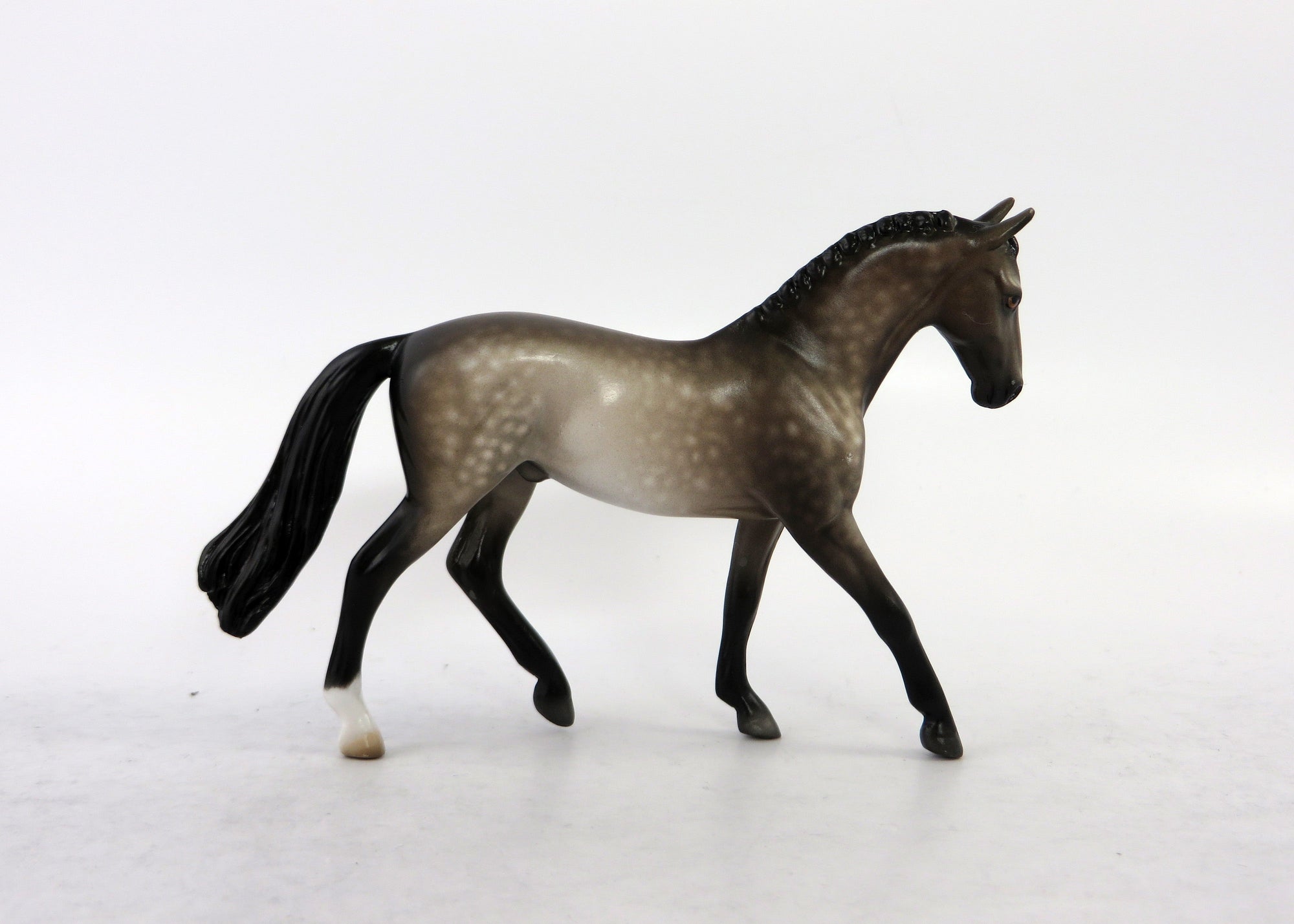 FULTON-OOAK STAR DAPPLE GREY WARMBLOOD CHIP BY SHERYL LEISURE 6/15/18