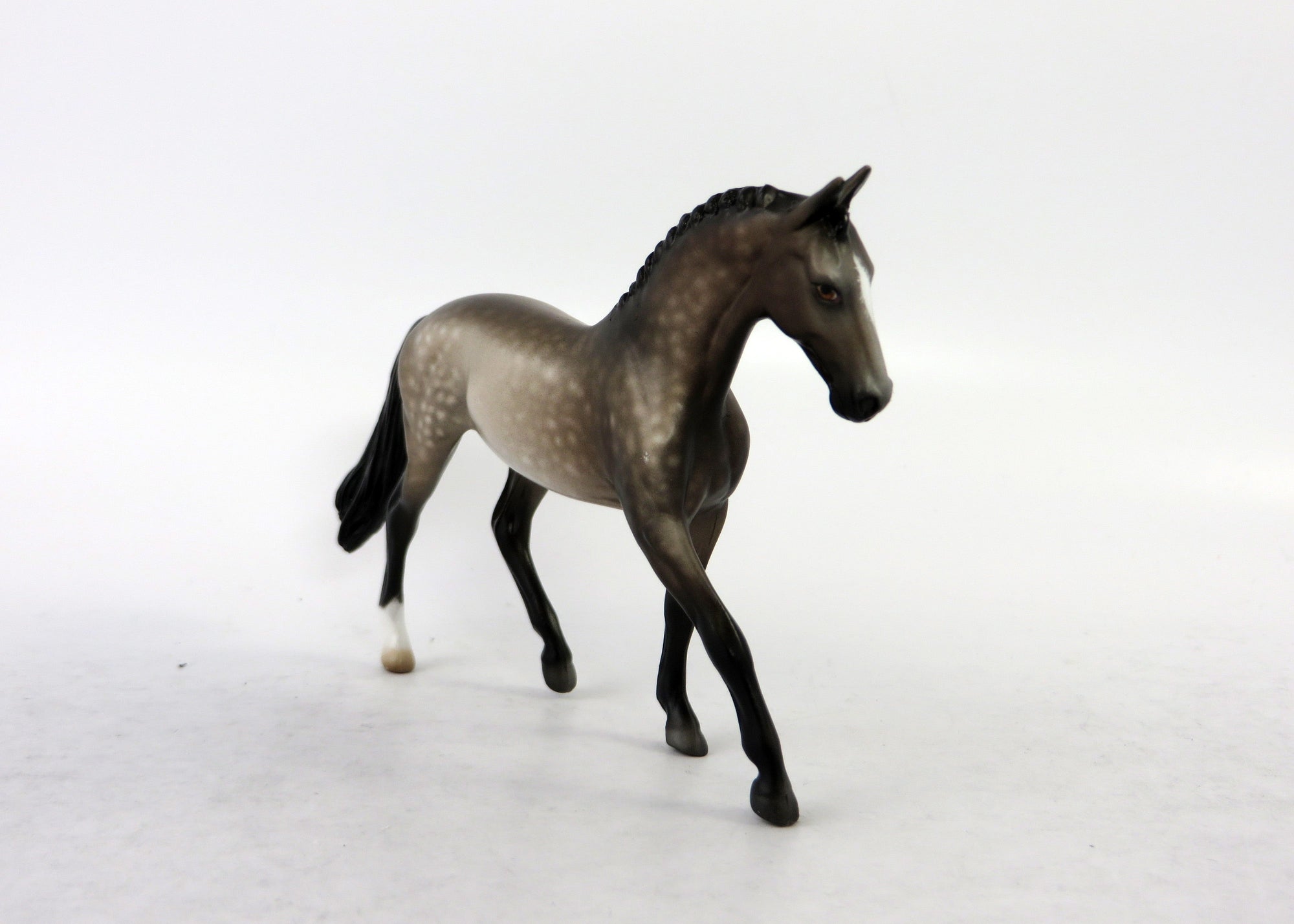 FULTON-OOAK STAR DAPPLE GREY WARMBLOOD CHIP BY SHERYL LEISURE 6/15/18