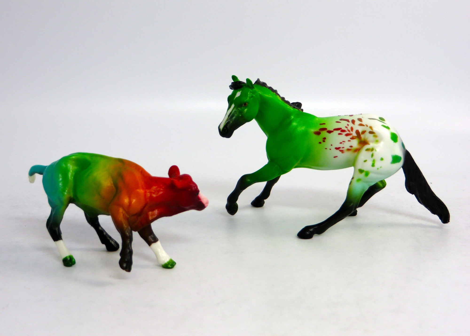 TYE DYE- OOAK RAINBOW CUTTER AN CALF WHS 2018