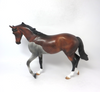 R.L. STINE -- OOAK DAPPLE BAY  TB MODEL HORSE EA19