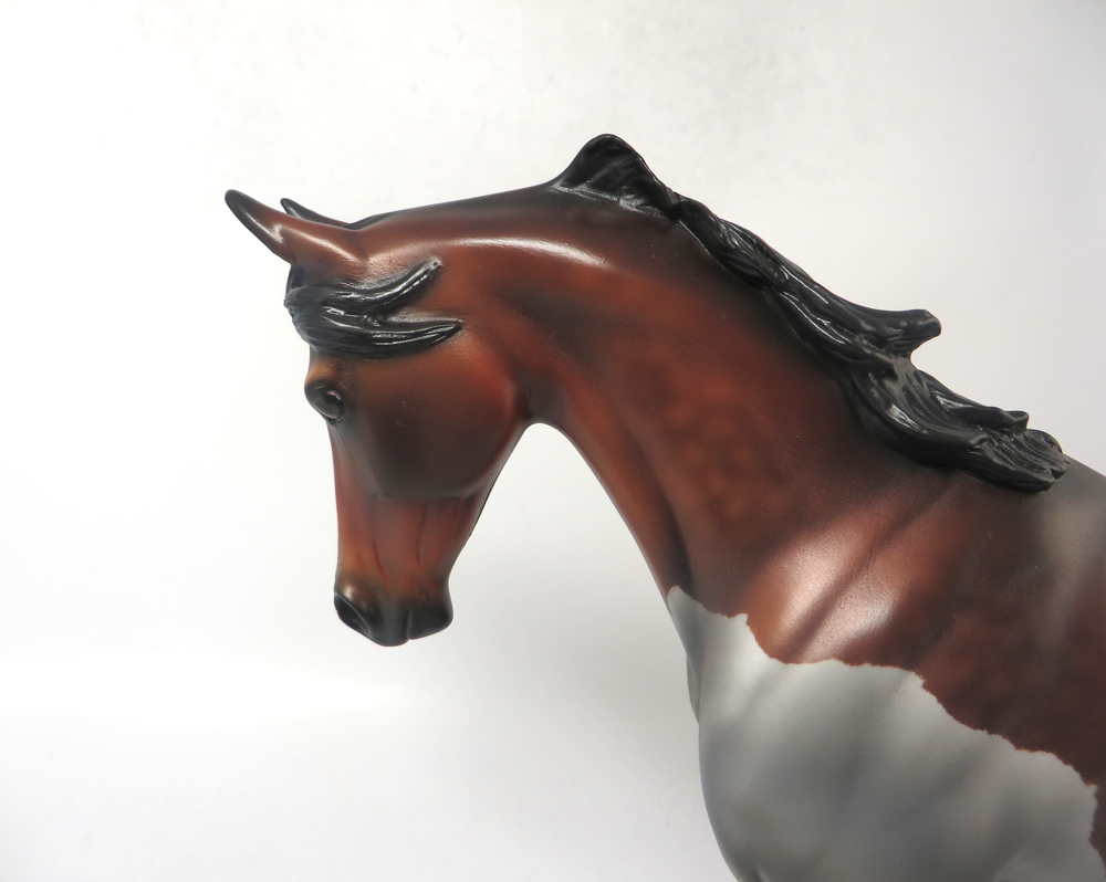 R.L. STINE -- OOAK DAPPLE BAY  TB MODEL HORSE EA19