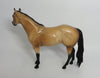 HE&#39;S A ROCKIN WHODINI-OOAK BUCKSKIN ISH MODEL HORSE EQ 2018
