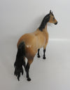 HE&#39;S A ROCKIN WHODINI-OOAK BUCKSKIN ISH MODEL HORSE EQ 2018