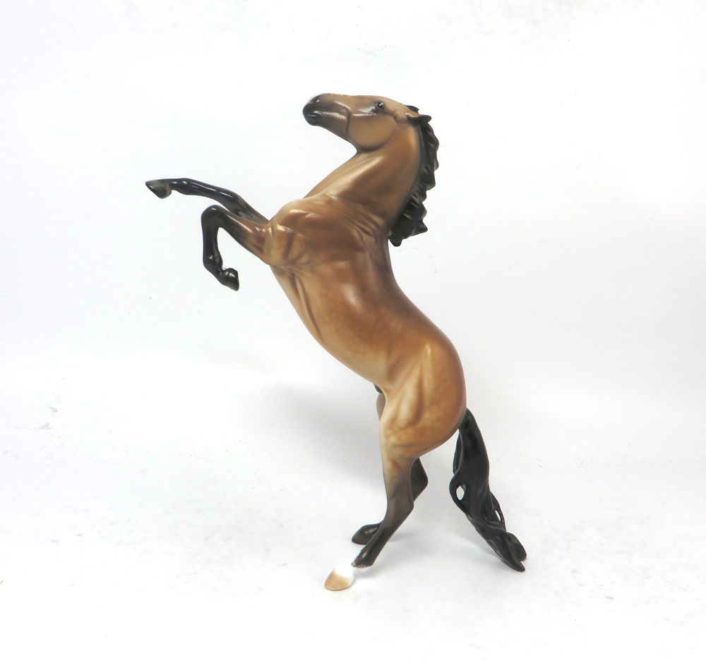 ROY CHAPMAN-- OOAK BUCKSKIN DAPPLE REAING PEBBLE BY DAWN QUICK MW19