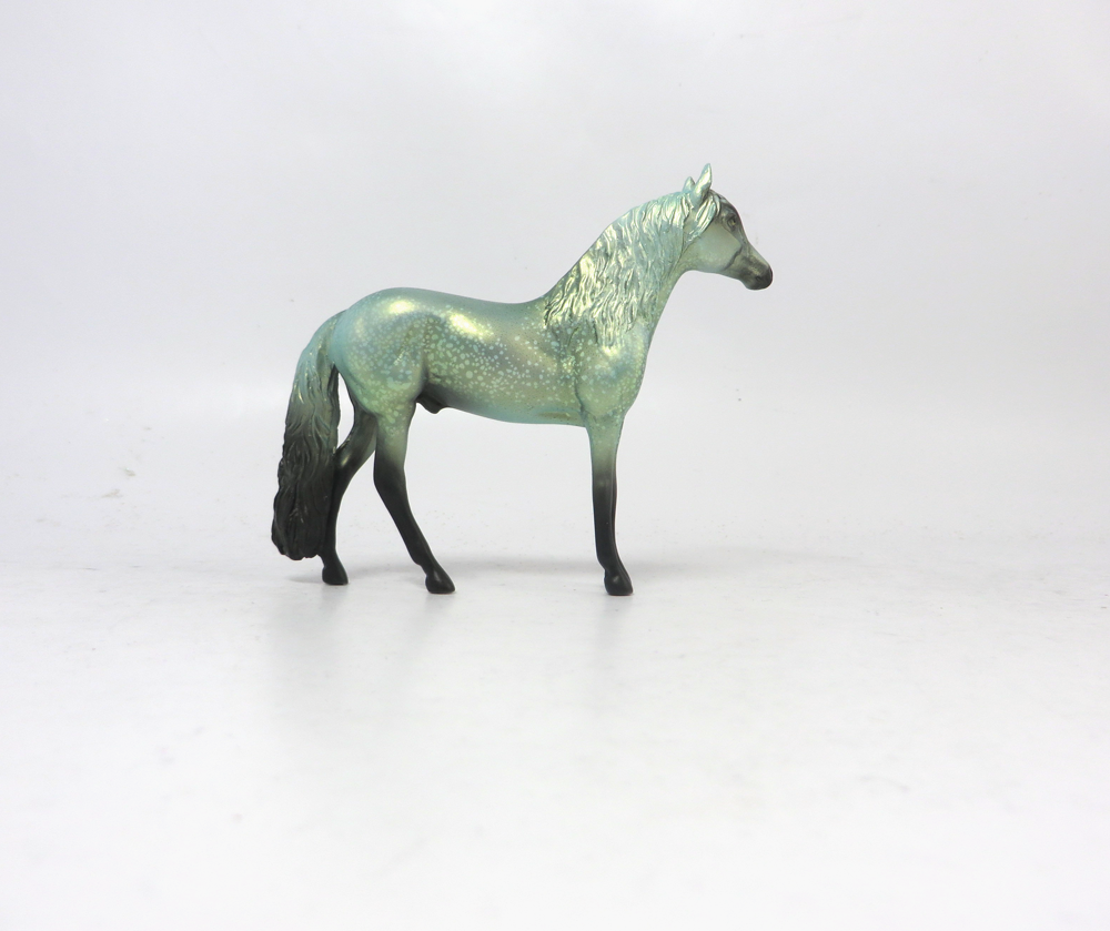 IRISH BLESSING  --- OOAK ANDUALSIAN CHIP ST. PATRICKS DAY DECORATOR BY MISSY FOX 2-25-19