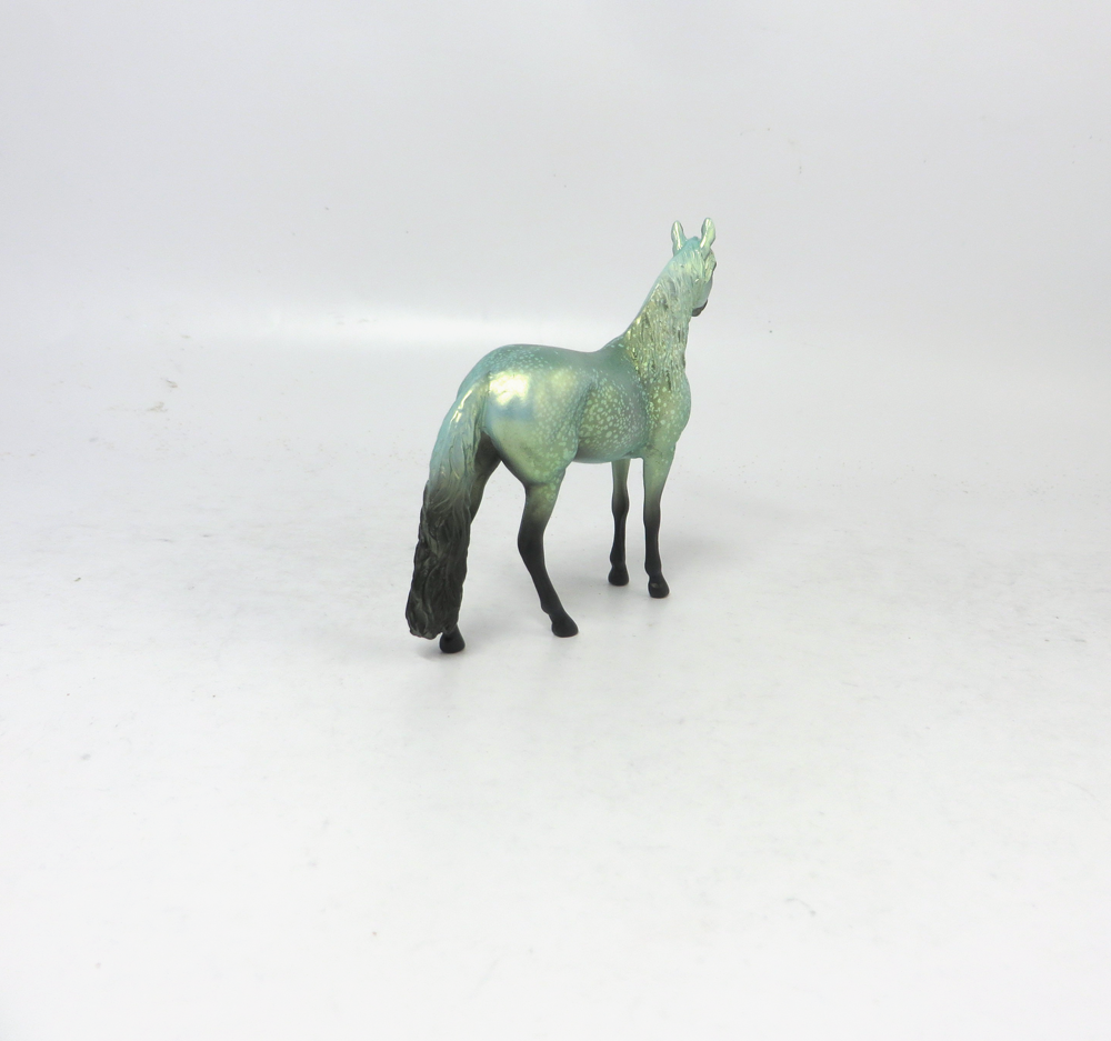 IRISH BLESSING  --- OOAK ANDUALSIAN CHIP ST. PATRICKS DAY DECORATOR BY MISSY FOX 2-25-19