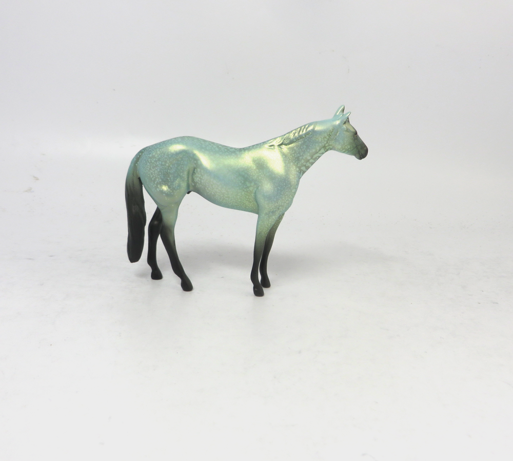 LUCKY CHARM    --- OOAK STOCK CHIP ST. PATRICKS DAY DECORATOR BY MISSY FOX 2-25-19