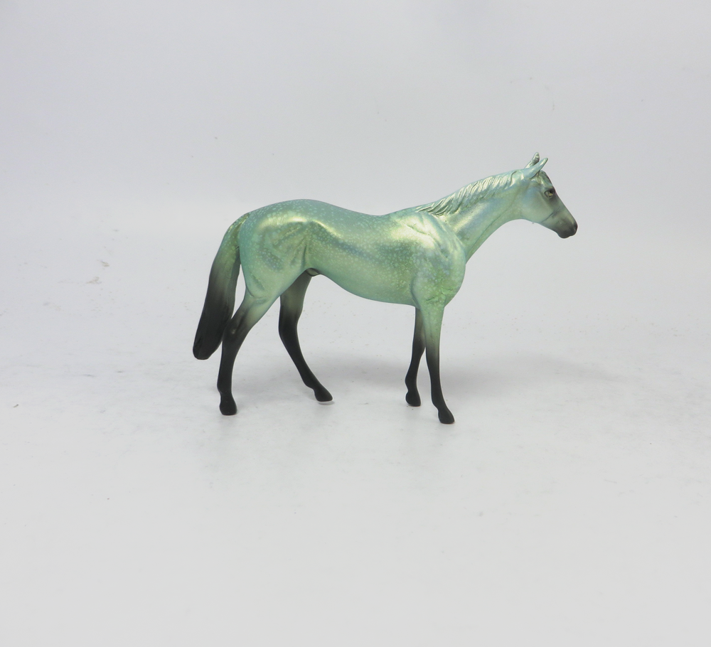 BAGPIPE  --- OOAK THOROUGHBRED  CHIP ST. PATRICKS DAY DECORATOR BY MISSY FOX 2-25-19