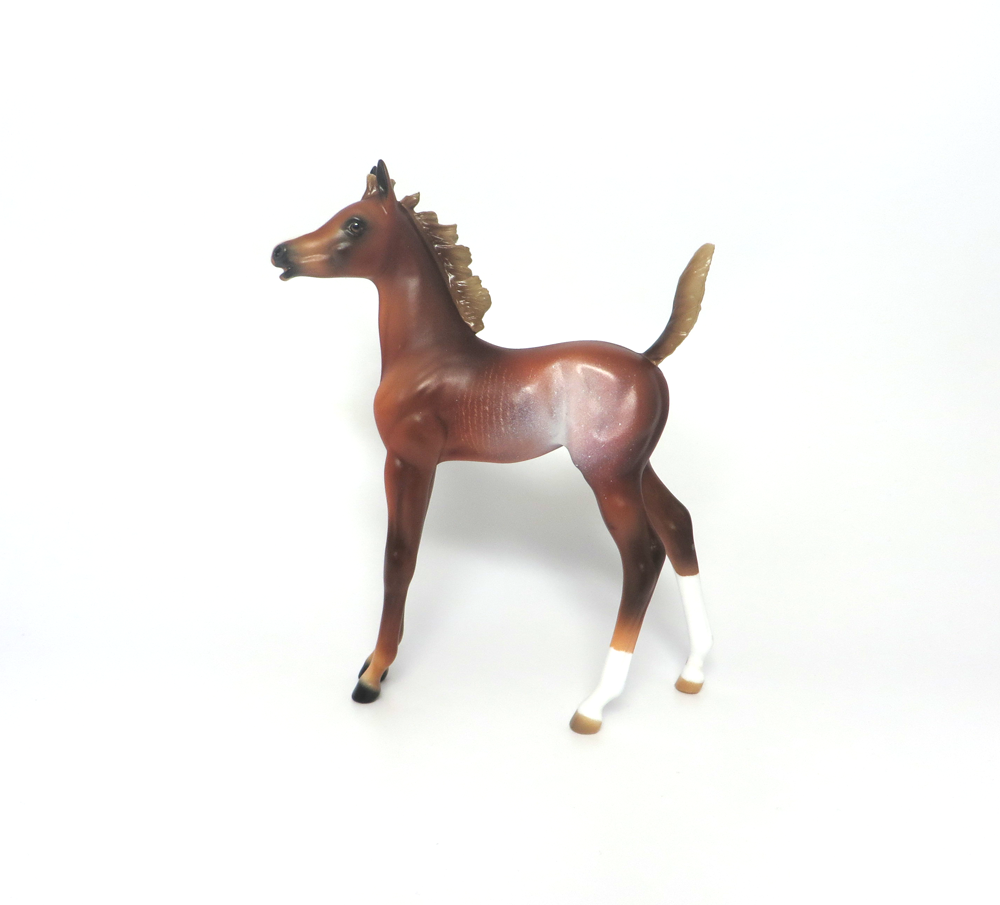 QUEENIE- OOAK CHESTNUT RABICANO CUSTOM ARABIAN FOAL BY AUDREY DIXON EA19