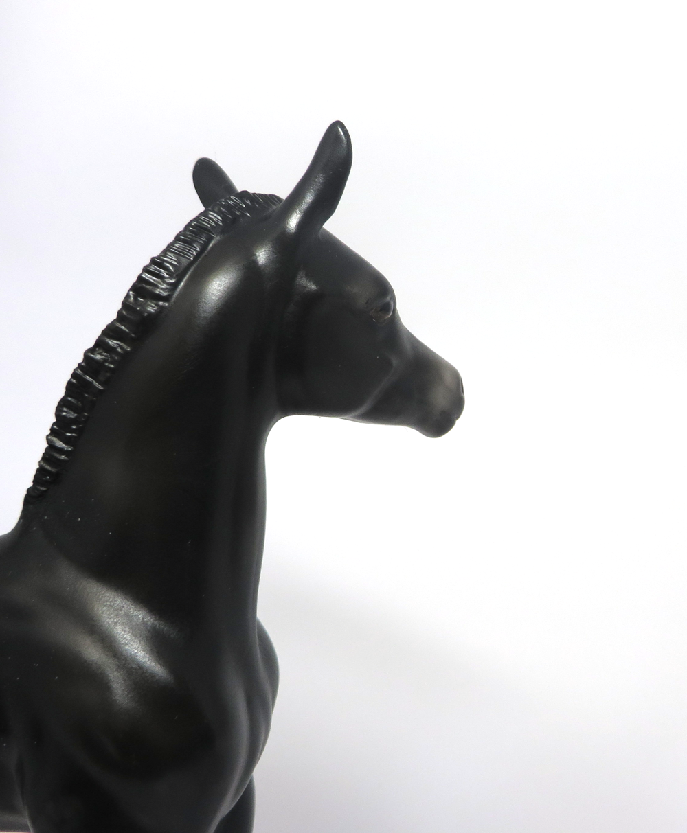 OCTAVIA- OOAK BLACK RABICANO ARABIAN FOAL BY AUDREY DIXON EA19
