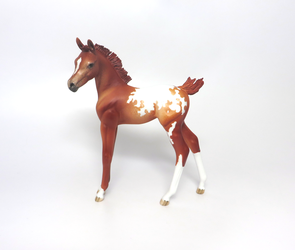BASIL --- OOAK CHESTNUT  ARABIAN FOAL BY DAWN QUICK EA19