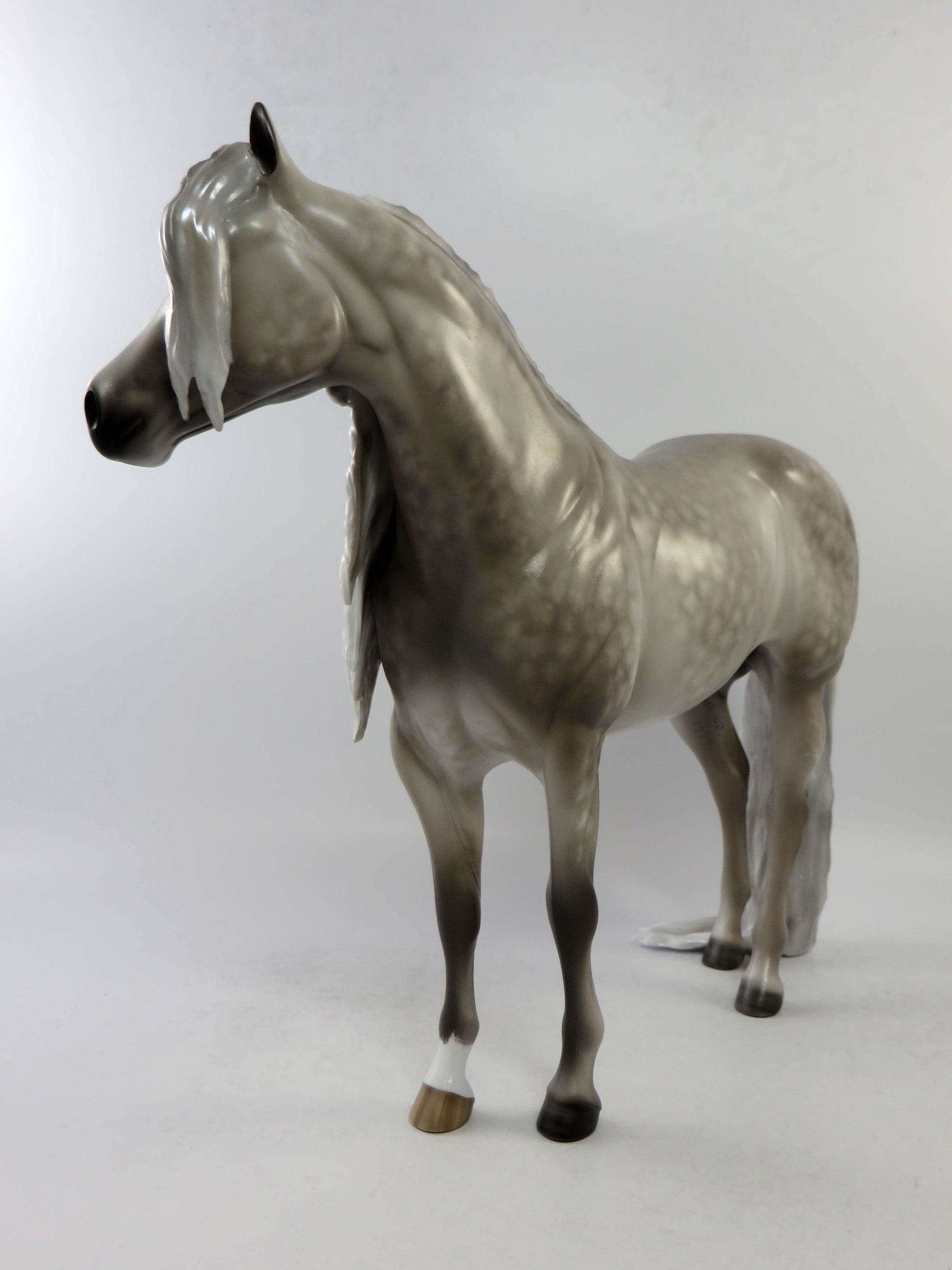 ELLIOT-OOAK STAR DAPPLE GREY PUDDLE TAIL ISH EQ 2018