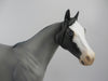 MANIA-OOAK BLUE ROAN ETCHED PAINT MODEL HORSE BY AUDREY DIXON 6/9/20
