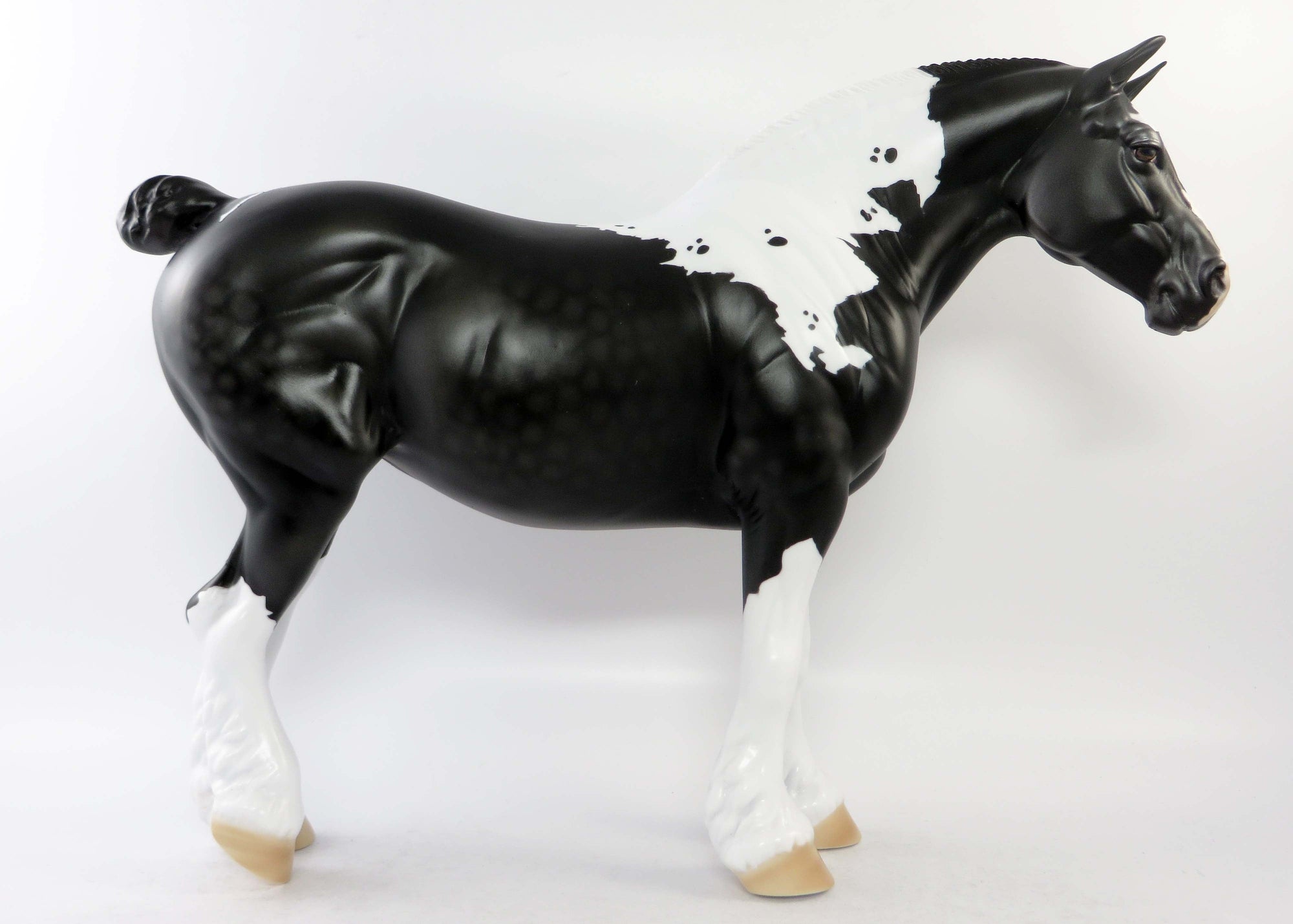 MARIA-OOAK DAPPLE BLACK HEAVY DRAFT MARE EQ 2018