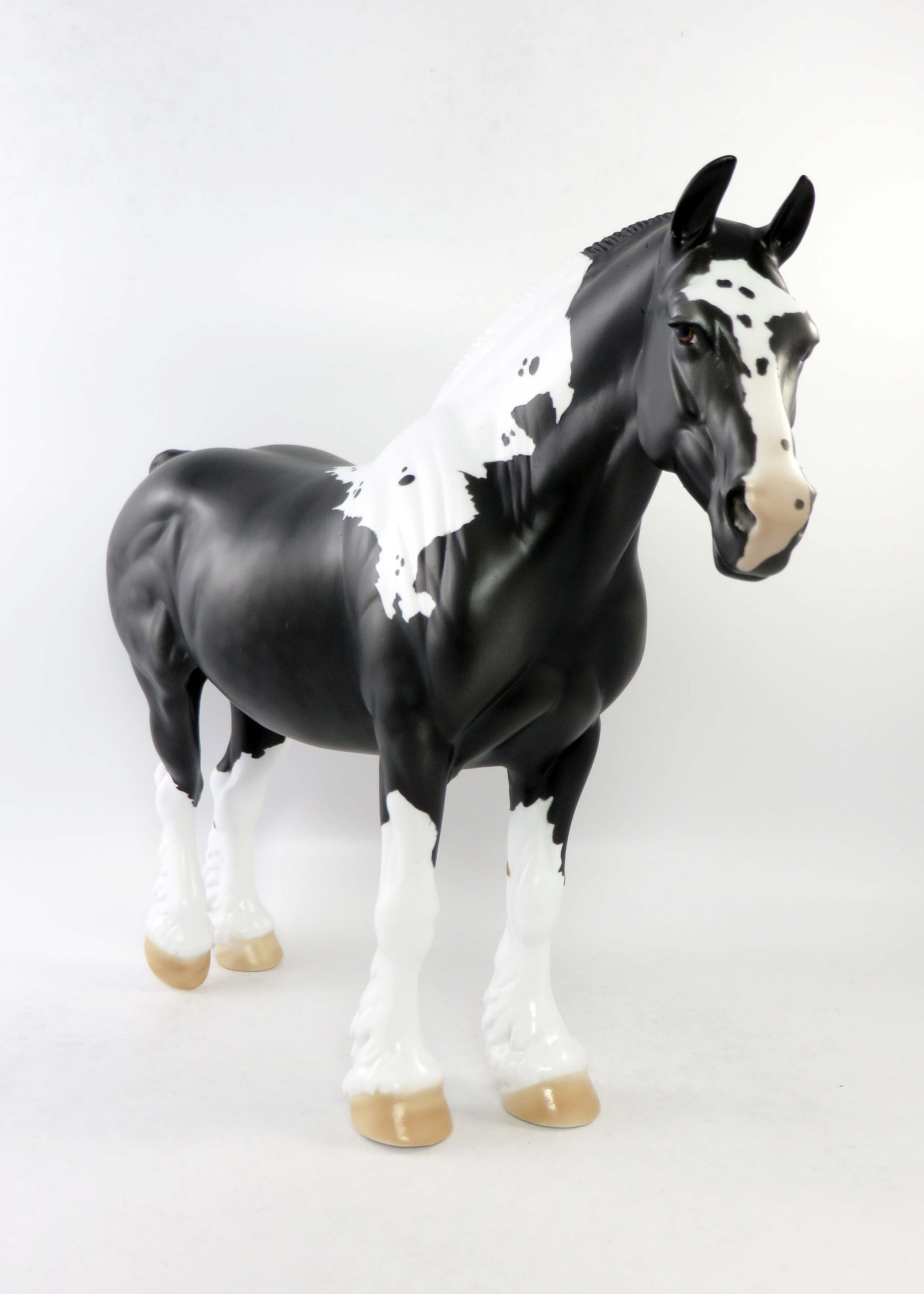 MARIA-OOAK DAPPLE BLACK HEAVY DRAFT MARE EQ 2018