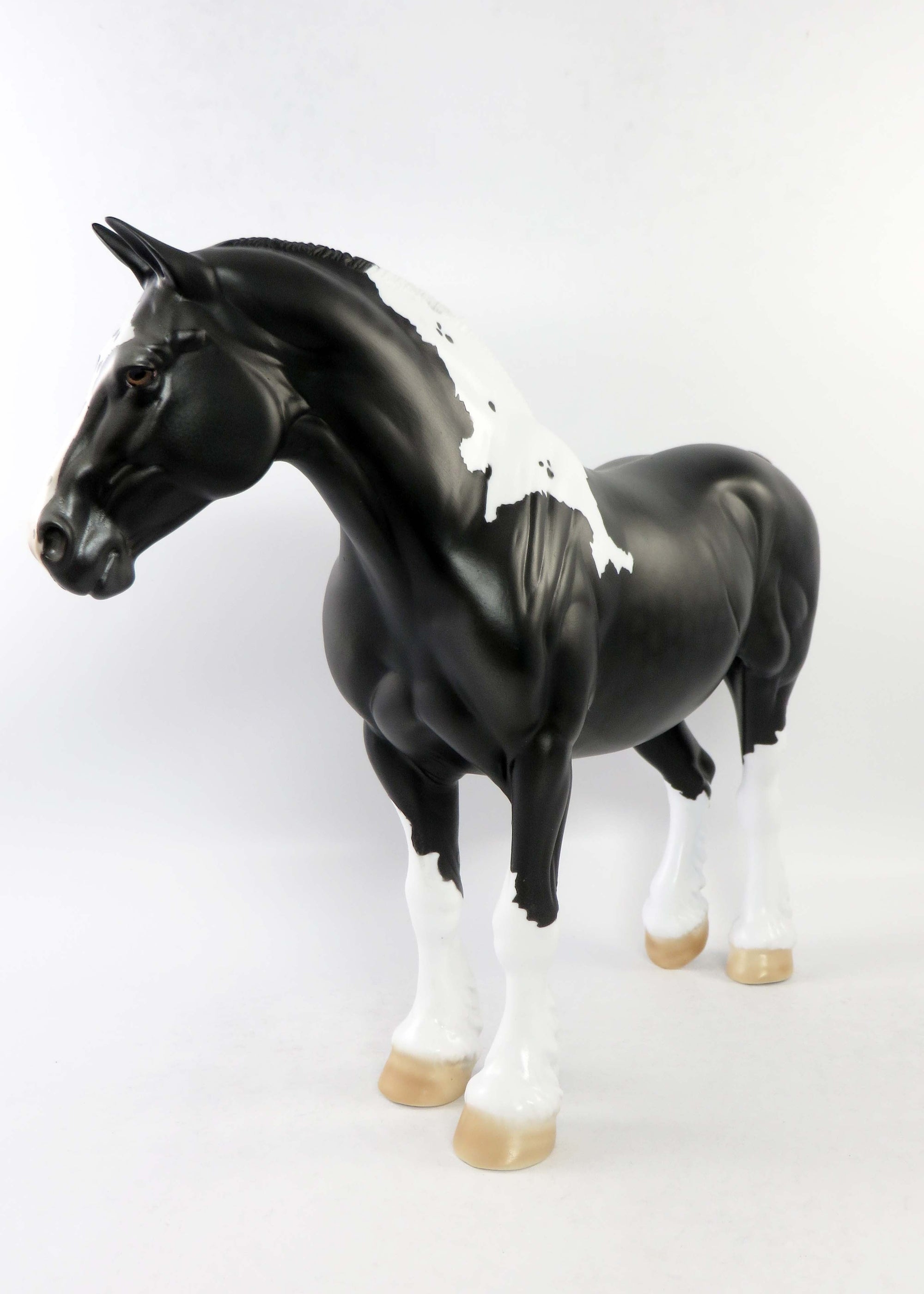 MARIA-OOAK DAPPLE BLACK HEAVY DRAFT MARE EQ 2018