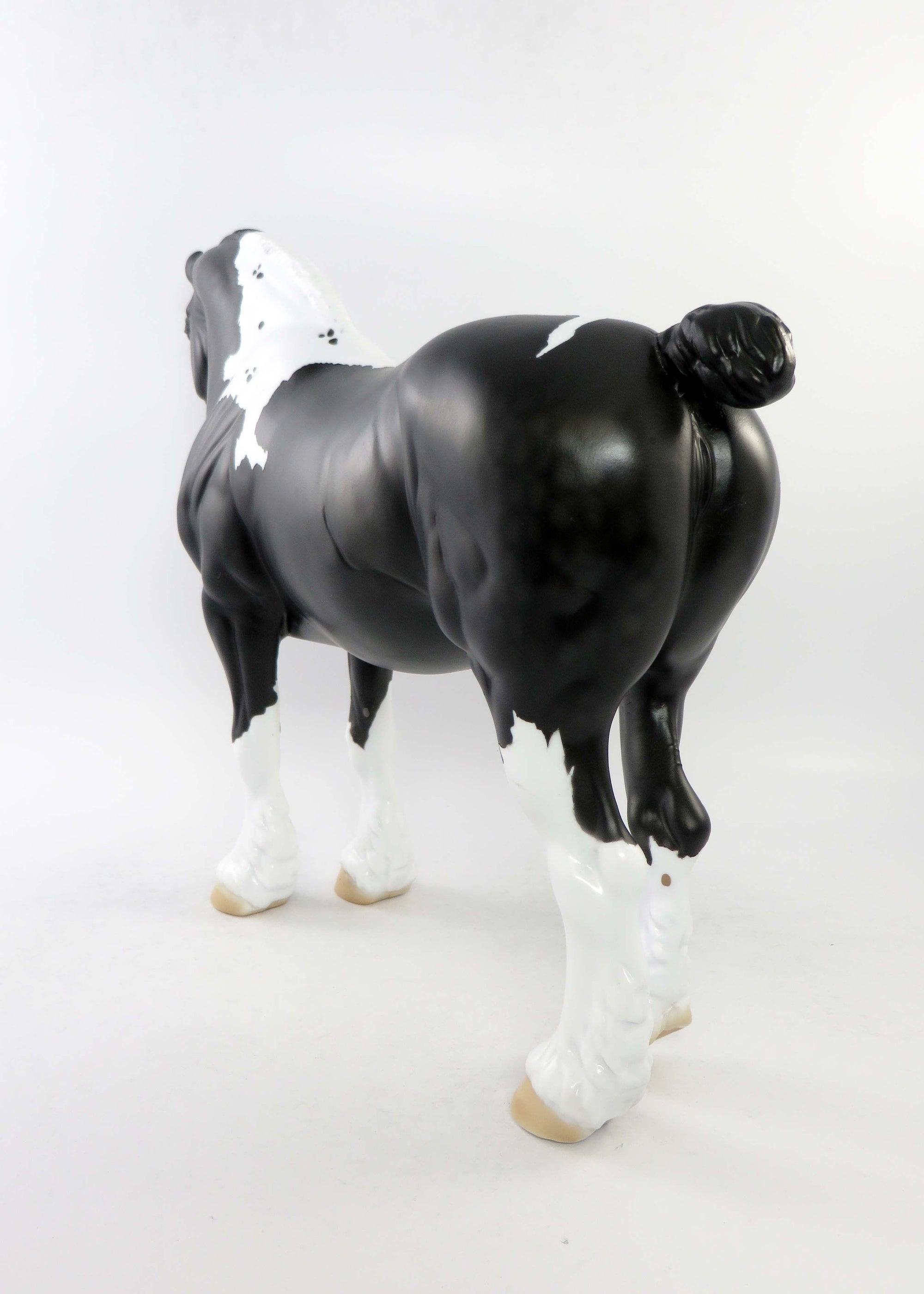 MARIA-OOAK DAPPLE BLACK HEAVY DRAFT MARE EQ 2018