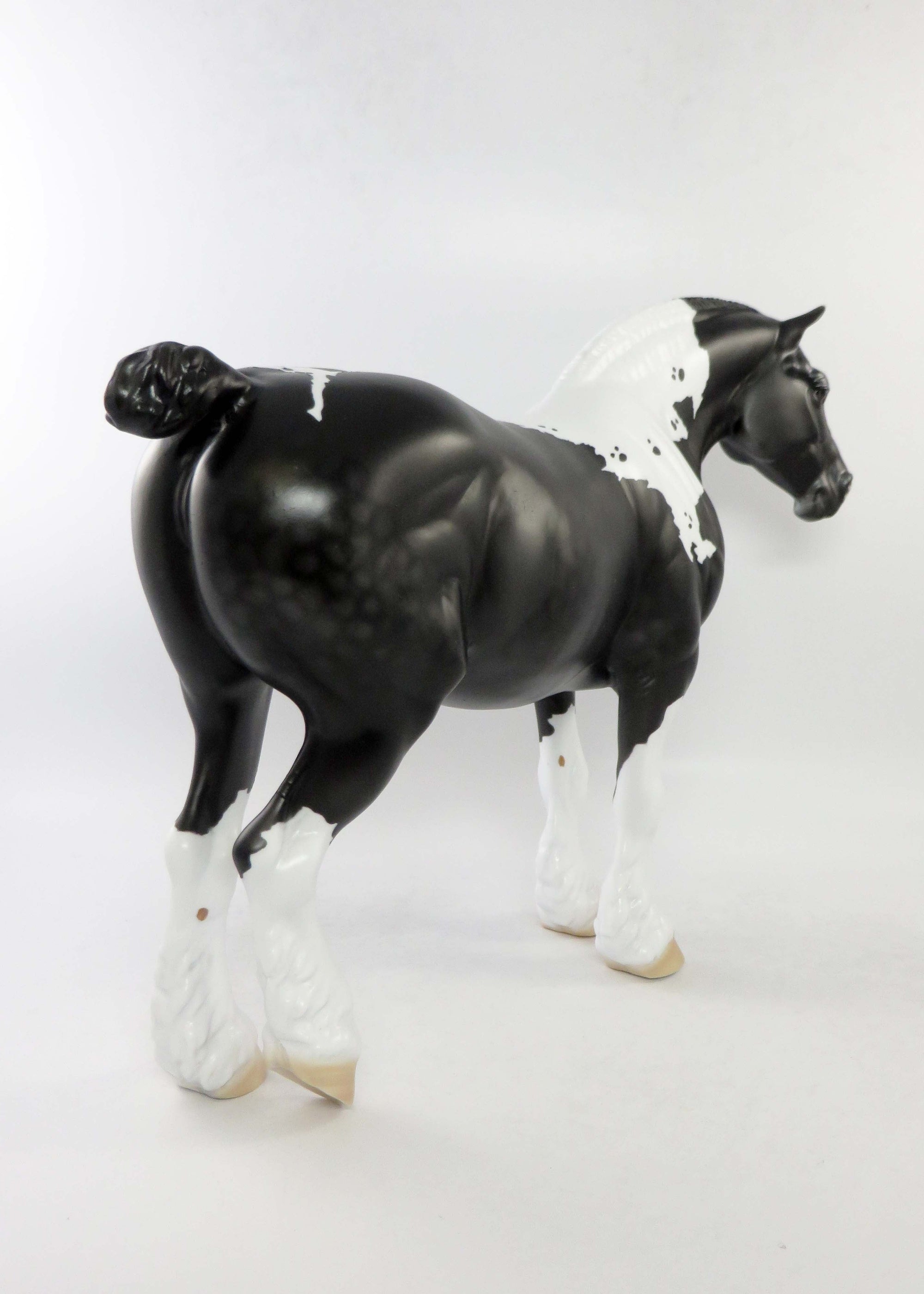 MARIA-OOAK DAPPLE BLACK HEAVY DRAFT MARE EQ 2018