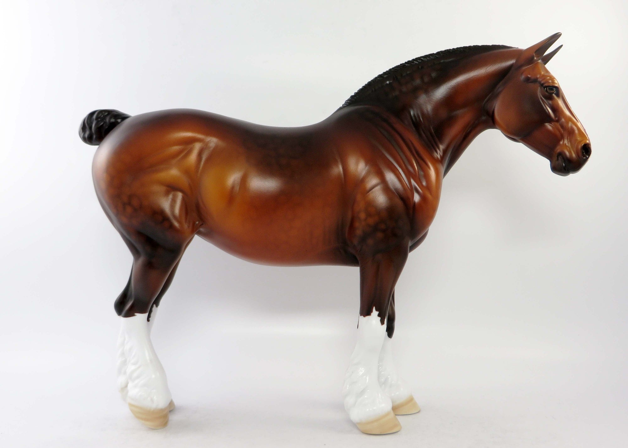 JUSTIN&#39;S GIRL-OOAK DAPPLE BAY HEAVY DRAFT MARE EQ 2018