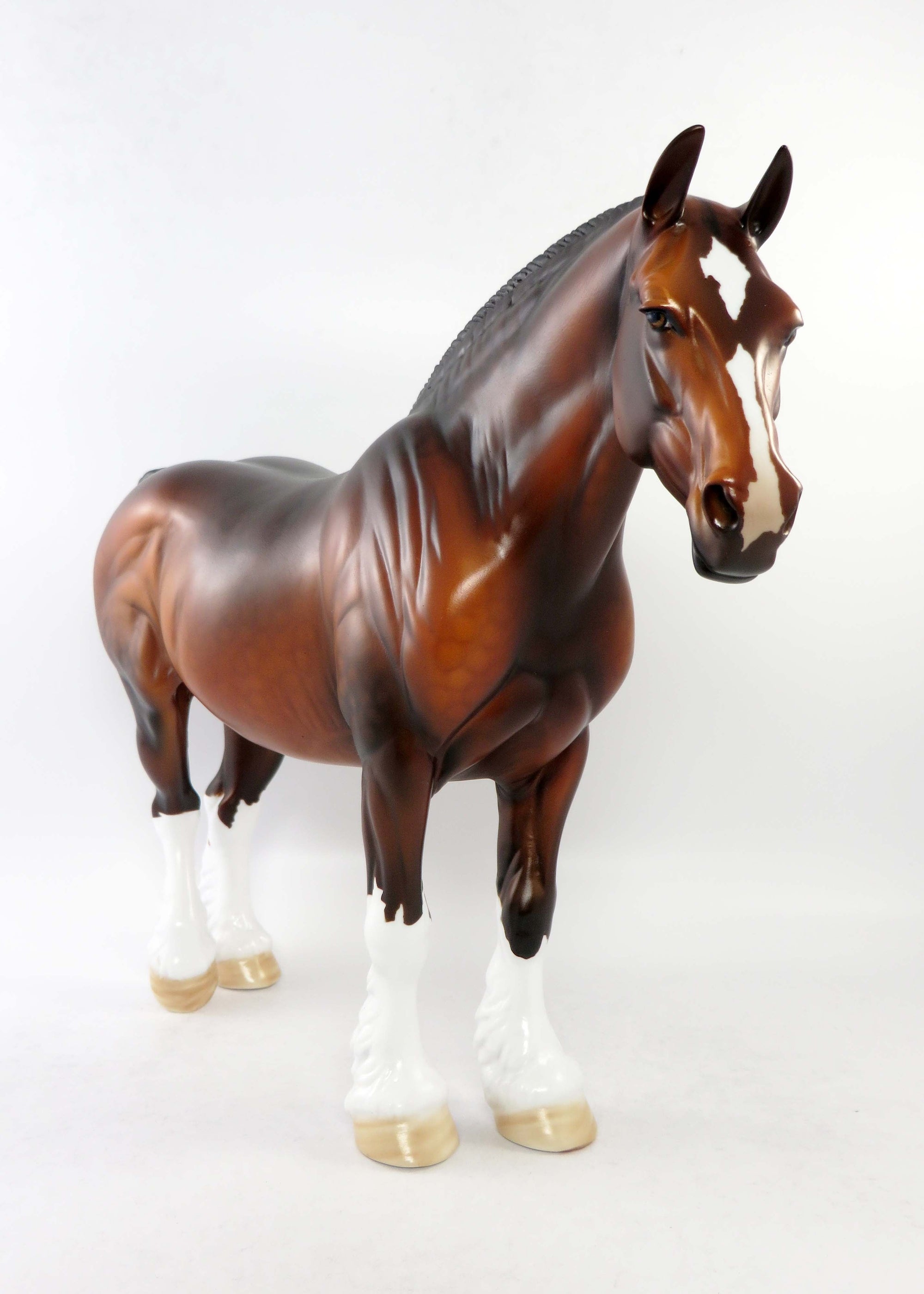 JUSTIN&#39;S GIRL-OOAK DAPPLE BAY HEAVY DRAFT MARE EQ 2018