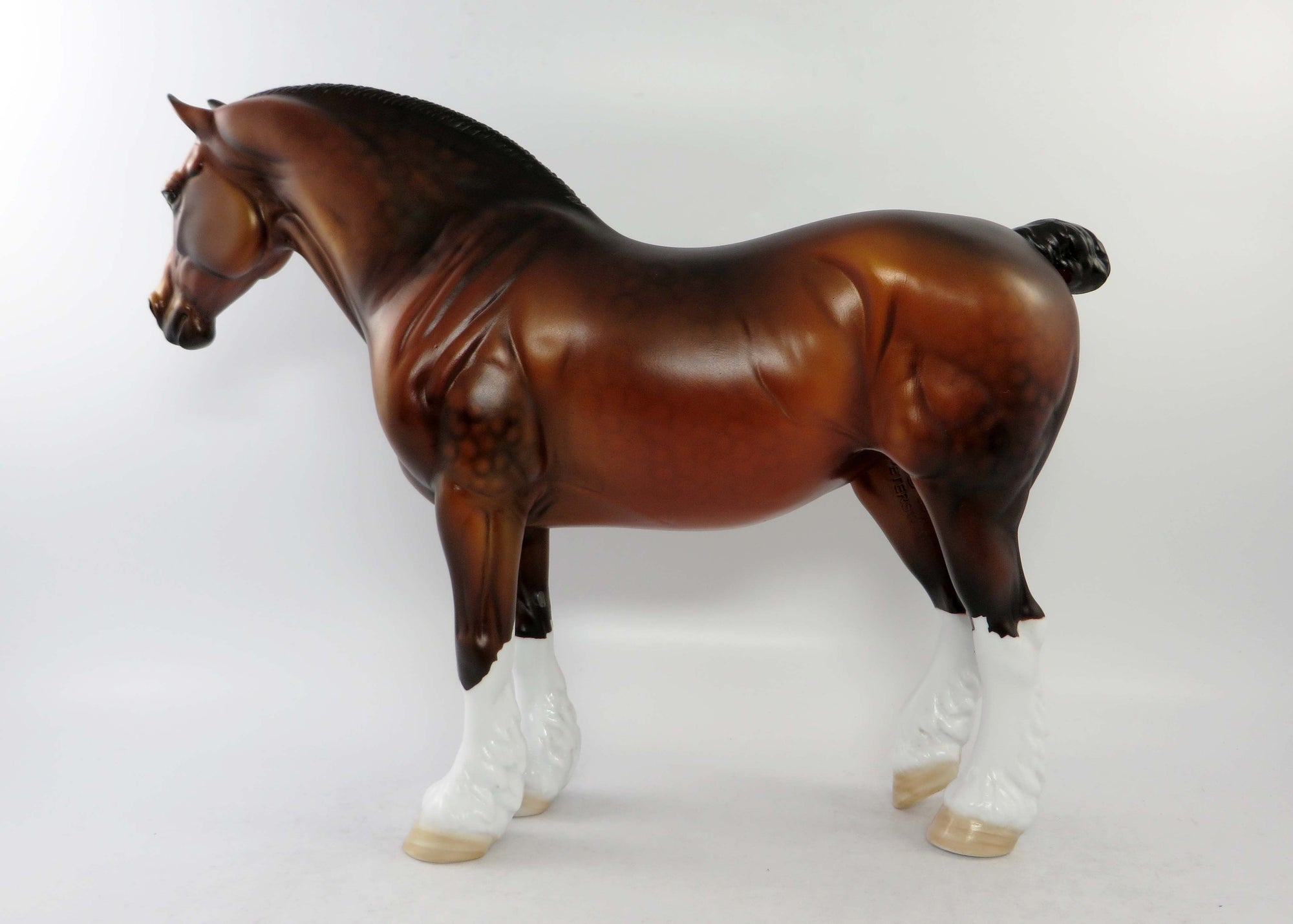 JUSTIN&#39;S GIRL-OOAK DAPPLE BAY HEAVY DRAFT MARE EQ 2018