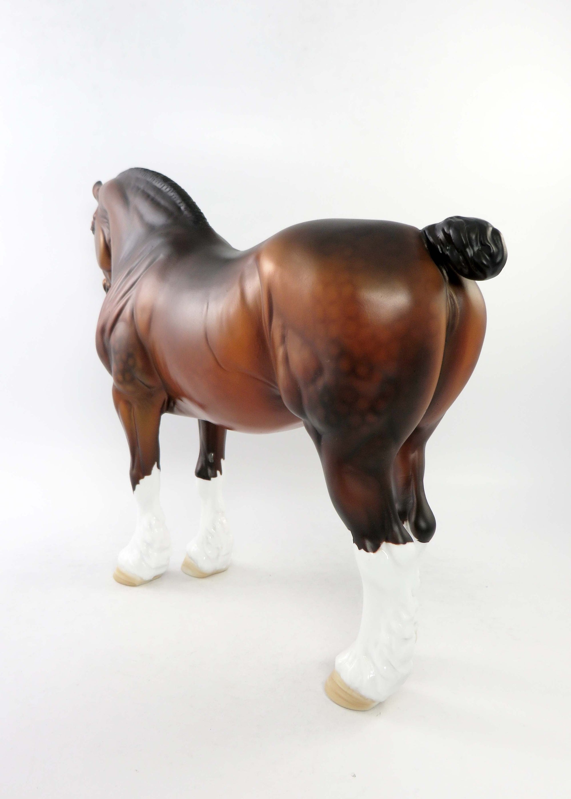 JUSTIN&#39;S GIRL-OOAK DAPPLE BAY HEAVY DRAFT MARE EQ 2018