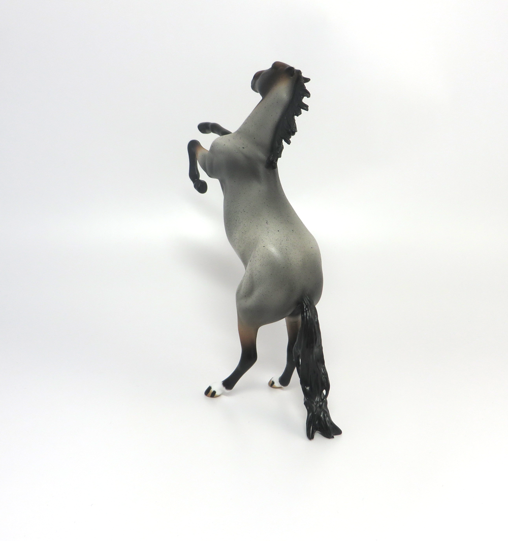 COYOTE- LE-30 BAY ROAN REARING PEBBLE CUSTOM BY AUDREY DIXON 3-5-19