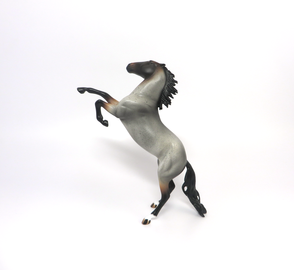 COYOTE- LE-30 BAY ROAN REARING PEBBLE CUSTOM BY AUDREY DIXON 3-5-19