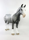 CLOUD-OOAK DAPPLE GREY PAINT HEAVY DRAFT MARE EQ 2018