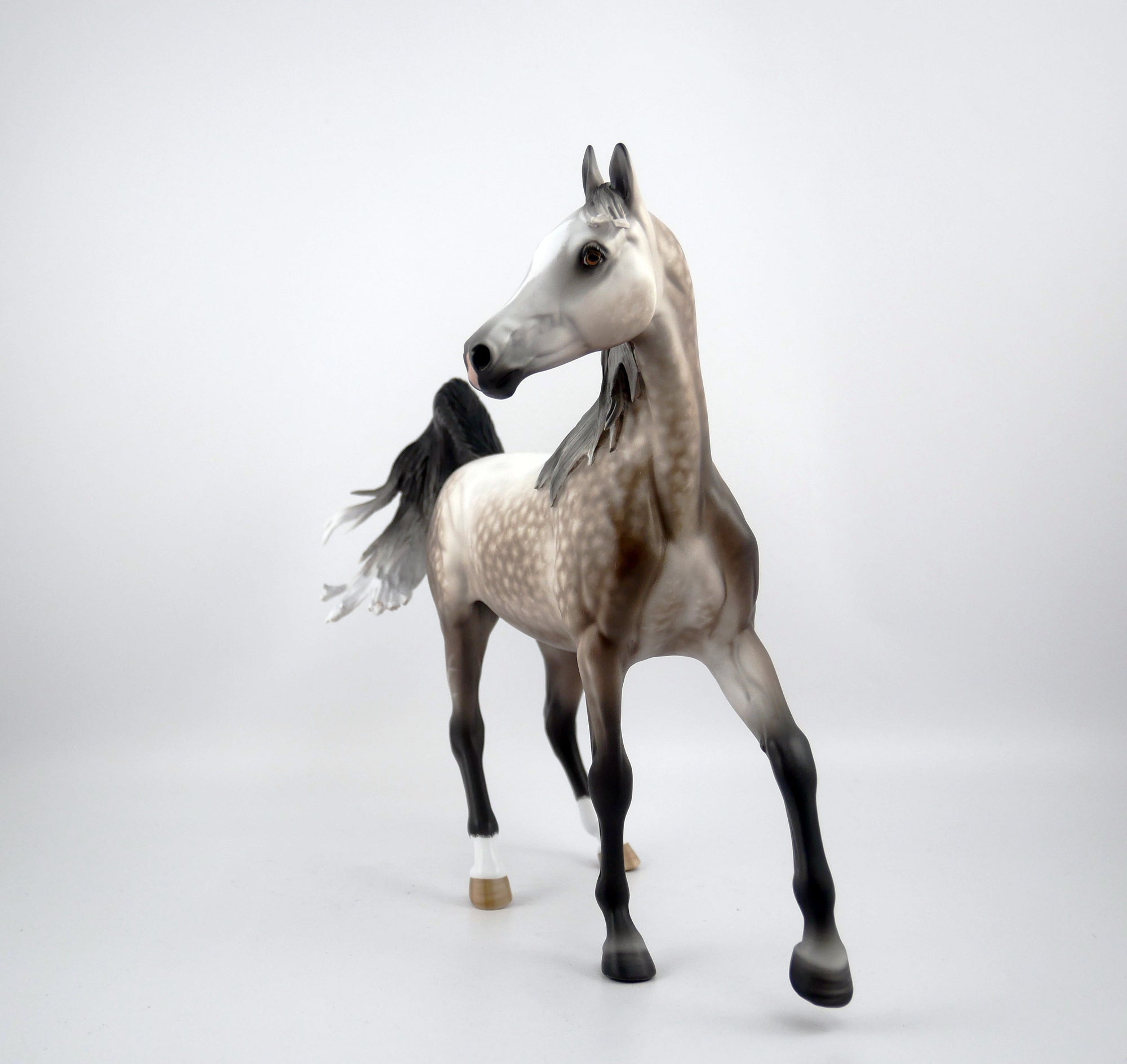 Impression-OOAK Dapple Bay Arabian By Sheryl Leisure