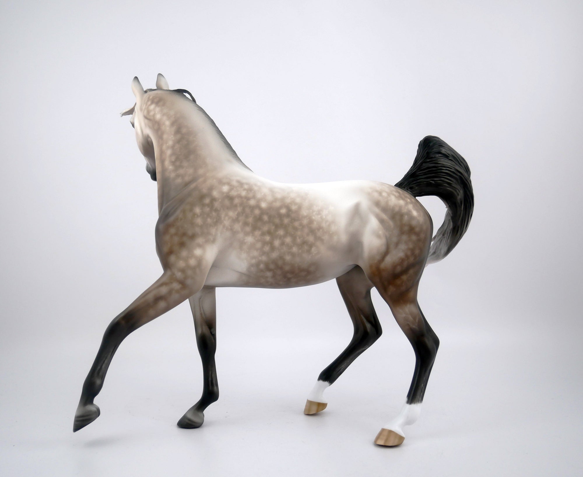 Impression-OOAK Dapple Bay Arabian By Sheryl Leisure