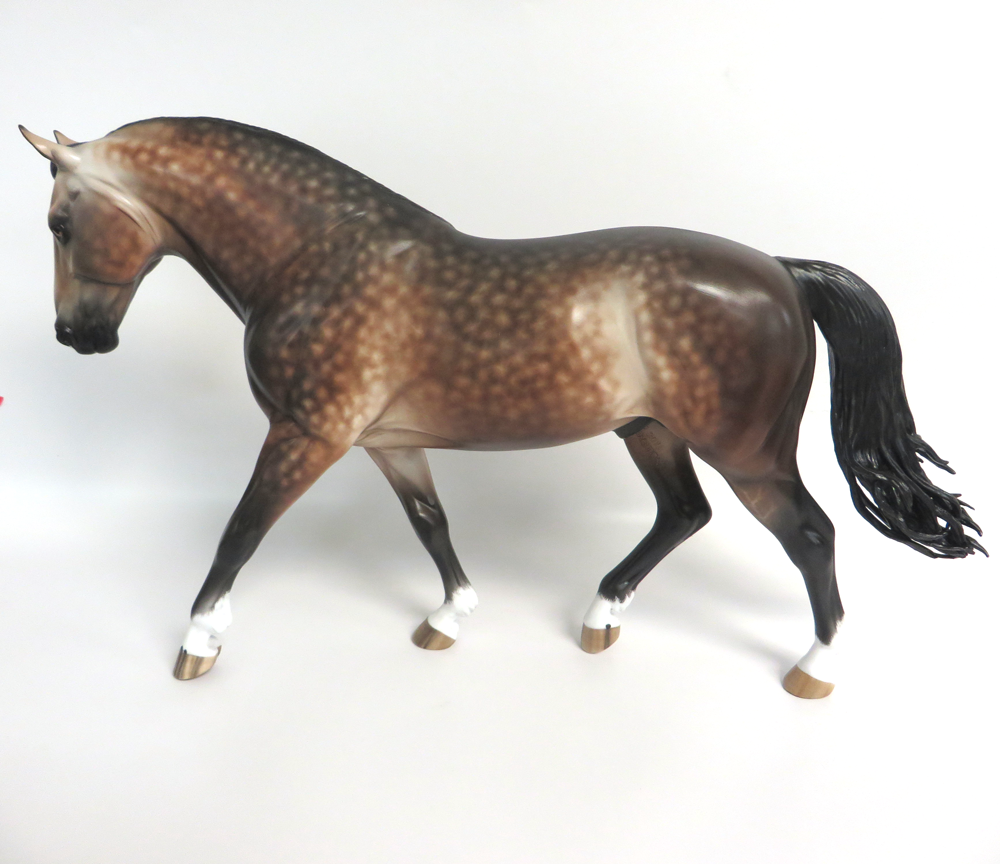 ROB ROY- OOAK DAPPLED GREY IRISH DRAFTER BY SHERYL LEISURE 3-15-19