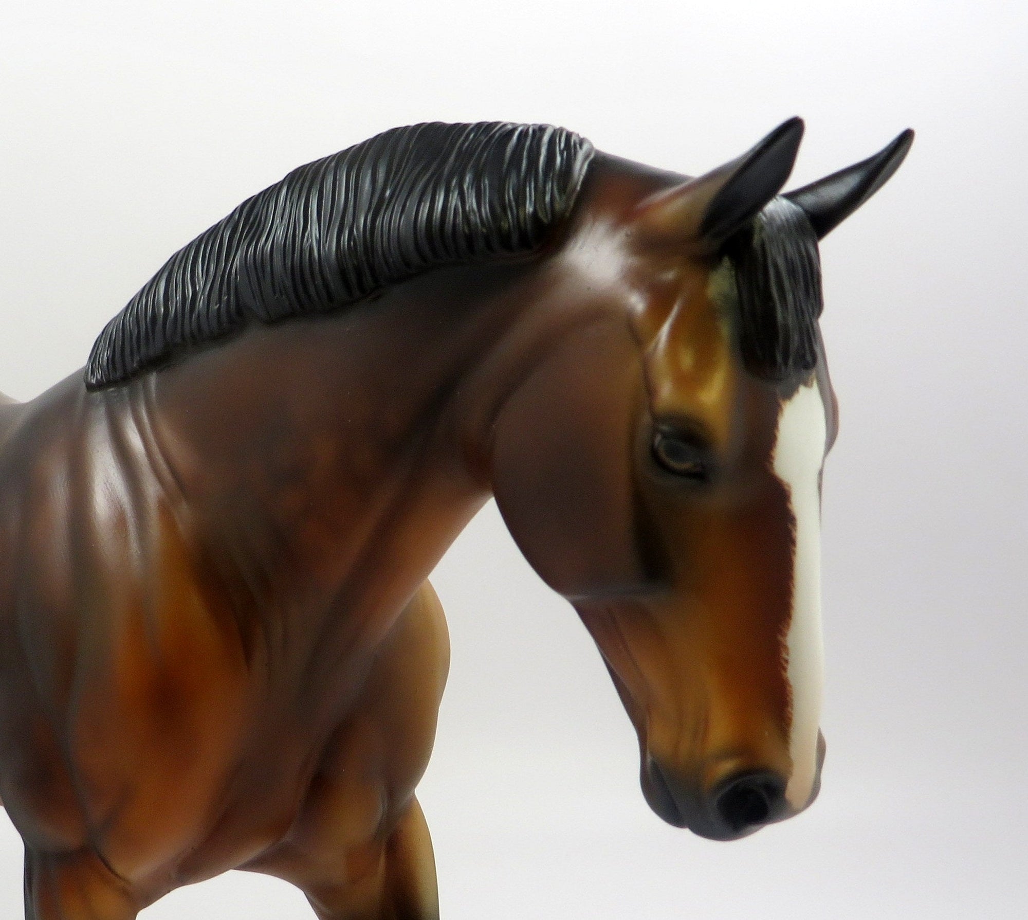 ISLE-OOAK DAPPLE BAY IRISH DRAFT MODEL HORSE EQ 2019