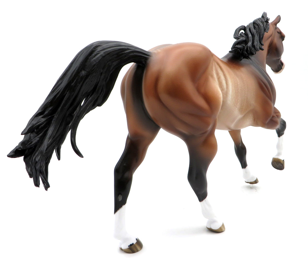 It&#39;s your thing-OOAK Bay Rabicano Foundation Quarter Horse Painted by Sheryl Leisure 11/15/21