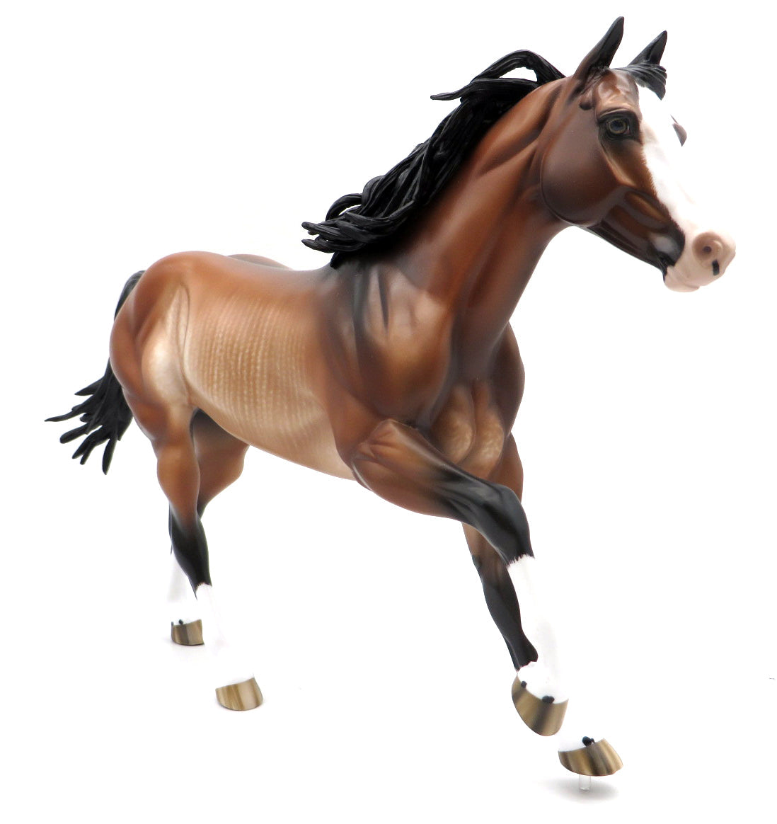 It&#39;s your thing-OOAK Bay Rabicano Foundation Quarter Horse Painted by Sheryl Leisure 11/15/21