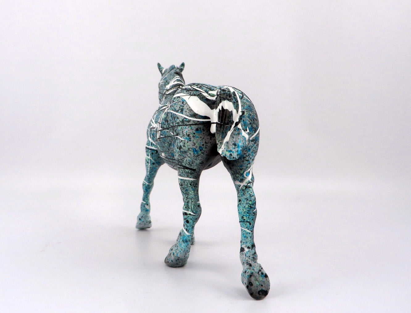 JACKSON POLLOCK-OOAK DRAFTER PEBBLES BY JAS FEATURED ARTIST PIECE