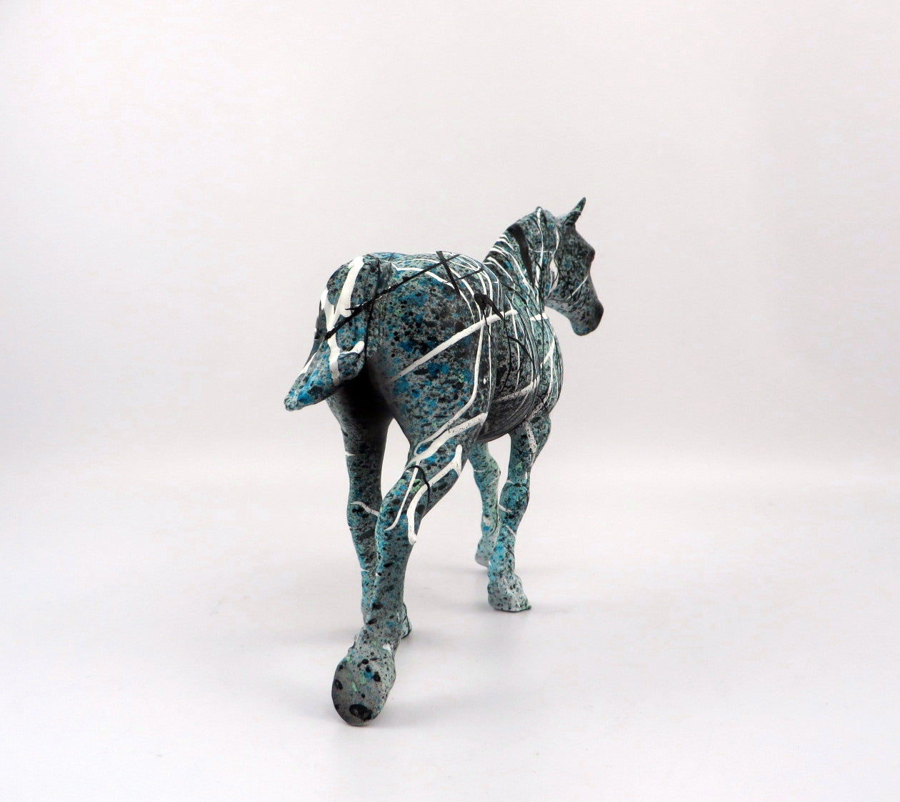 JACKSON POLLOCK-OOAK DRAFTER PEBBLES BY JAS FEATURED ARTIST PIECE