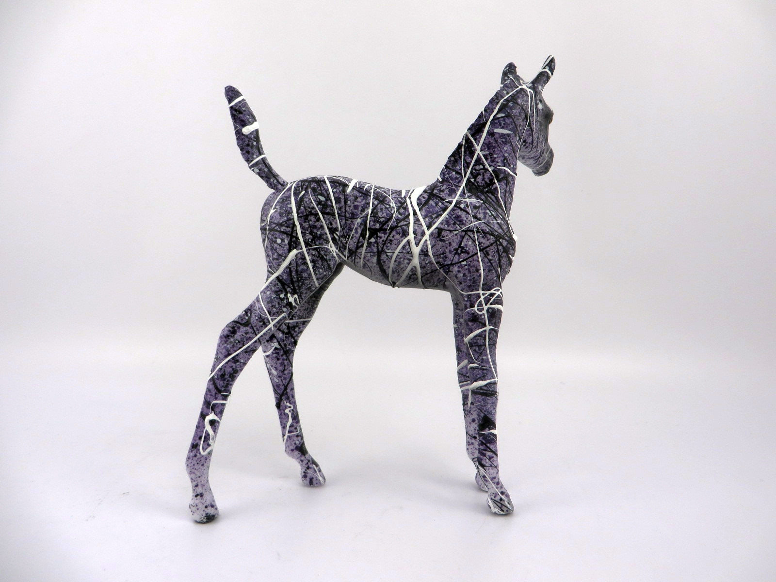 JACKSON POLLACK-OOAK WEANLING PURPLE  JAS ARTIST FEATURE PIECE
