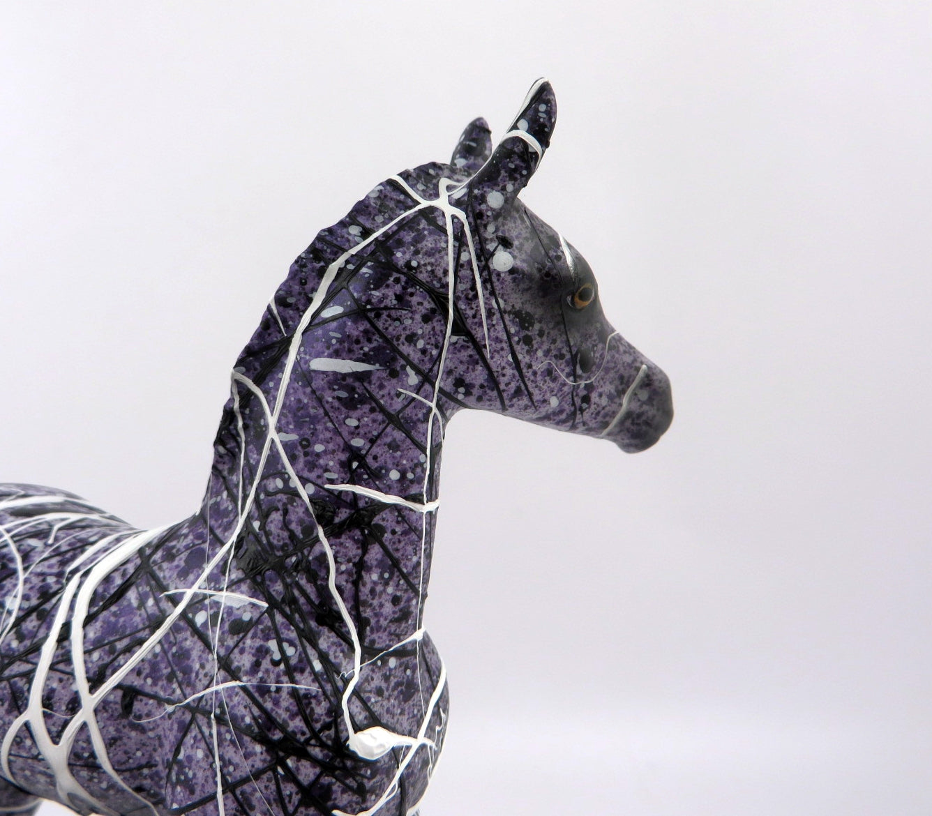 JACKSON POLLACK-OOAK WEANLING PURPLE  JAS ARTIST FEATURE PIECE