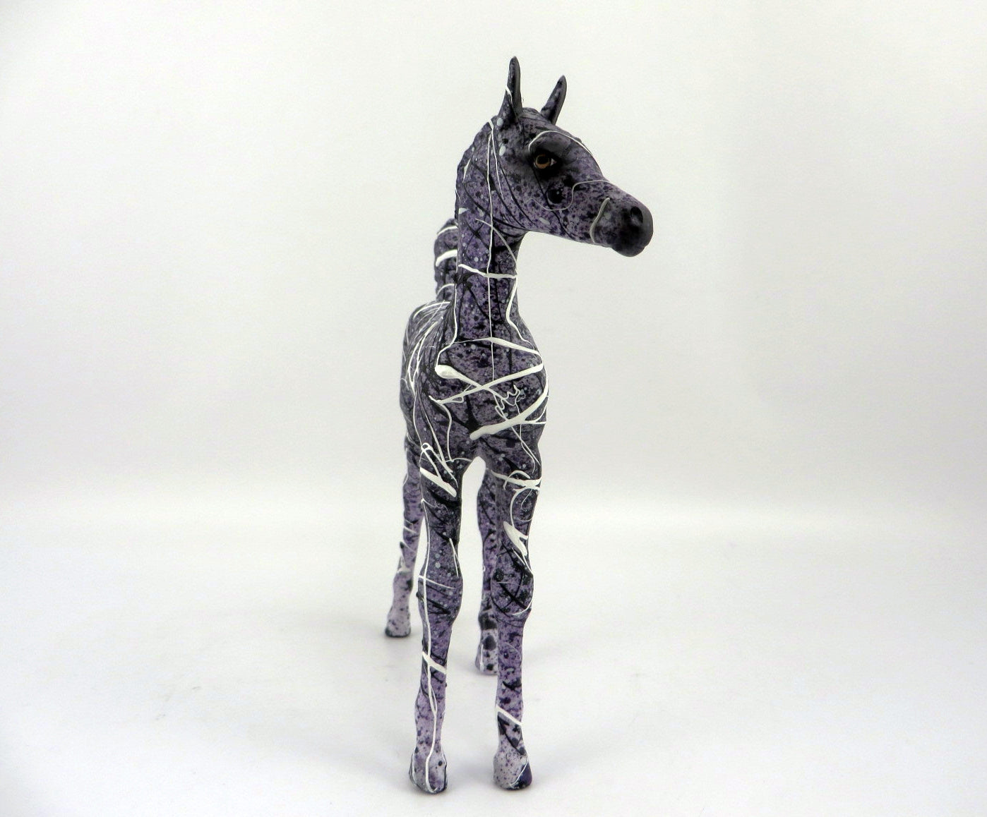 JACKSON POLLACK-OOAK WEANLING PURPLE  JAS ARTIST FEATURE PIECE