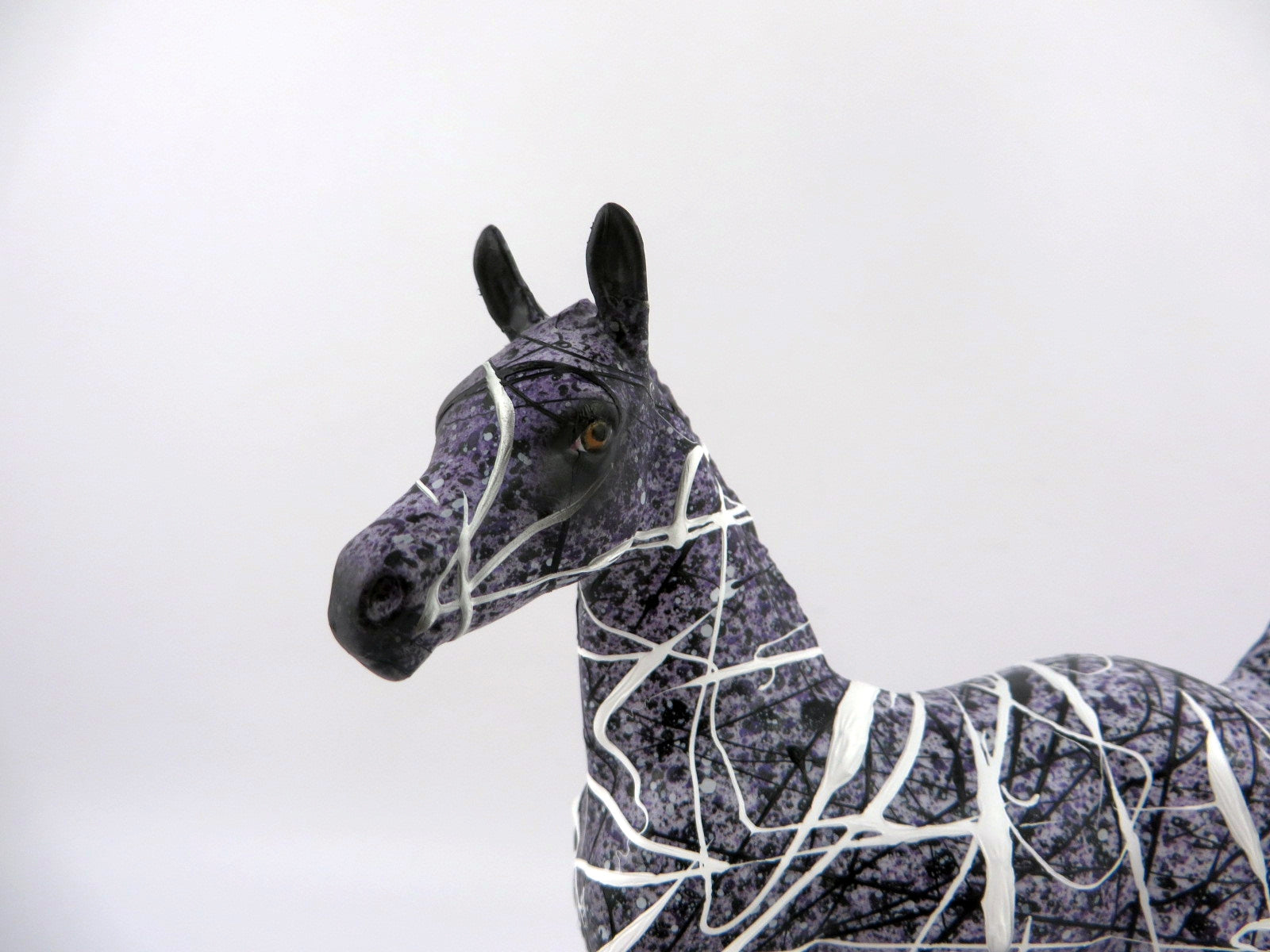 JACKSON POLLACK-OOAK WEANLING PURPLE  JAS ARTIST FEATURE PIECE