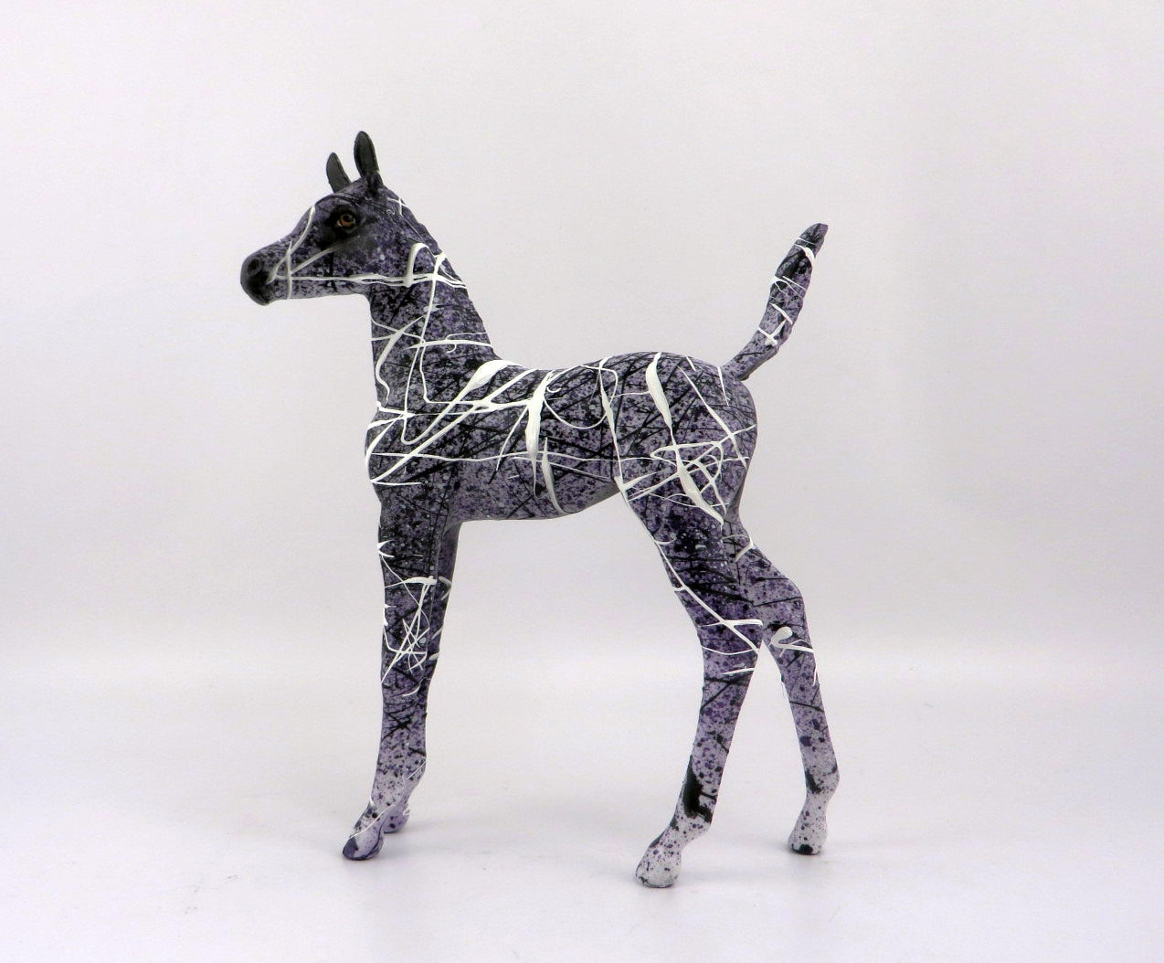 JACKSON POLLACK-OOAK WEANLING PURPLE  JAS ARTIST FEATURE PIECE
