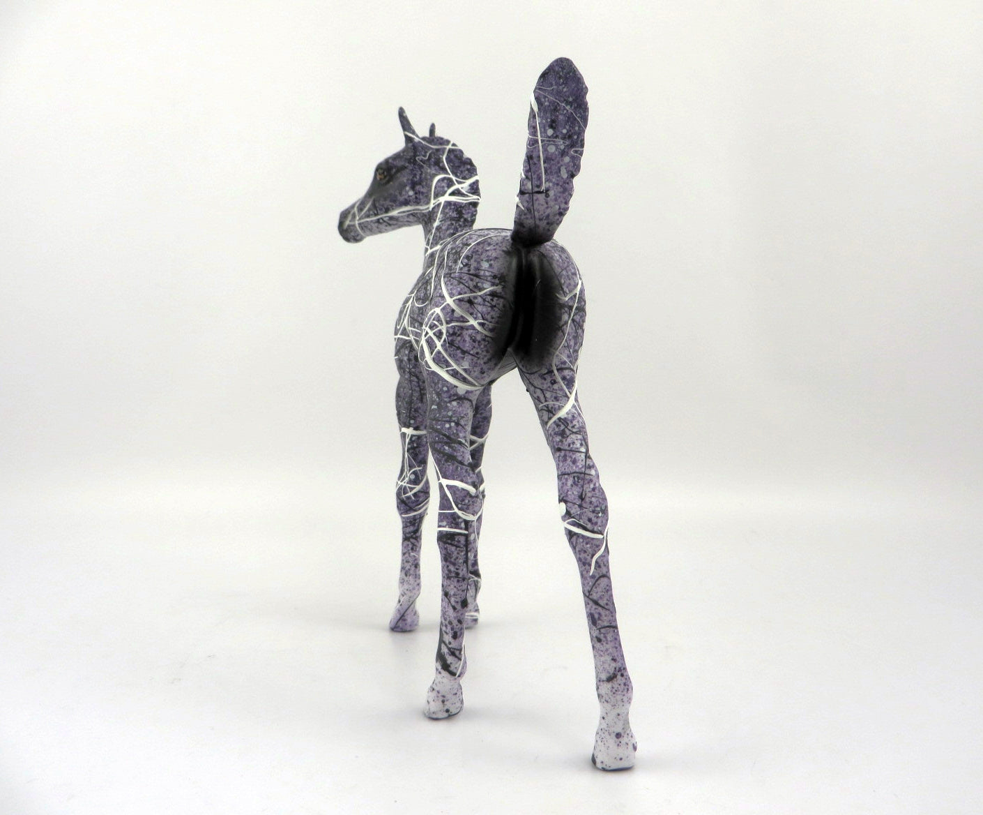 JACKSON POLLACK-OOAK WEANLING PURPLE  JAS ARTIST FEATURE PIECE
