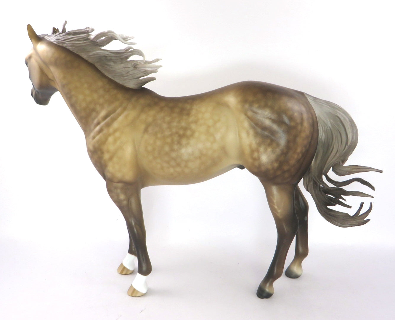 JAM AND BREAD -OOAK STAR DAPPLE SOOTY PALOMINO ISH MODEL HORSE BY SHERYL LEISURE WHS 19