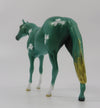 JAMIE-OOAK SHAMROCK THROUGHBRED CHIP MODEL HORSE 3/12/20