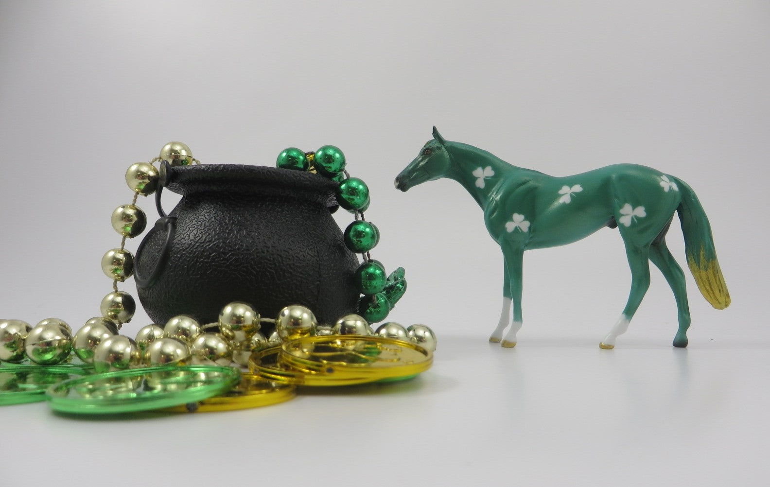 JAMIE-OOAK SHAMROCK THROUGHBRED CHIP MODEL HORSE 3/12/20