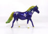 JAX-OOAK PONY CHIP DECO MODEL HORSE MARDI GRAS 2/25/20