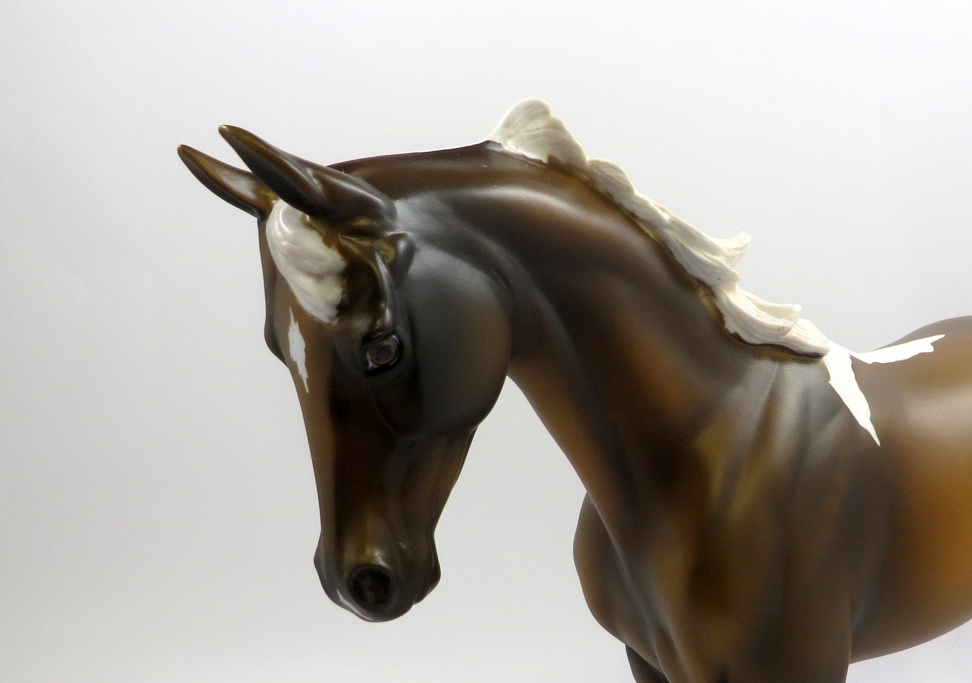 JESTER-OOAK CHESTNUT PAINT THOROUGHBRED MODEL HORSE EQ 19